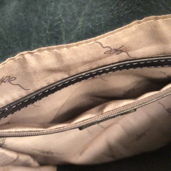 ESPE VEGAN LEATHER CROSSBODY SHOULDER MESSENGER BAG NAVY/DARK TEAL PURSE - #497 - Picture 9 of 16